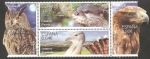 Stamps Spain -  4915 a 4918 - Búho, Nutria, Avutarda y Águila