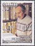 Stamps Bolivia -  Centenario del nacimiento de Gunnar Mendoza Loza 