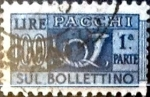 Stamps Italy -  Intercambio 0,20 usd 100 liras 1955