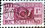 Stamps Italy -  Intercambio 0,20 usd 30 liras 1956