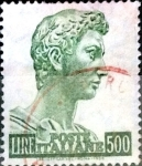Sellos de Europa - Italia -  Intercambio 0,20 usd 500 liras 1957