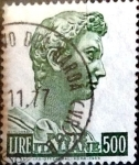 Sellos de Europa - Italia -  Intercambio 0,20 usd 500 liras 1957