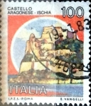 Stamps Italy -  Intercambio 0,20 usd 100 liras 1980