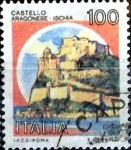 Stamps Italy -  Intercambio 0,20 usd 100 liras 1980