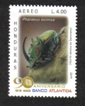 Stamps Honduras -  90 Aniversario Banco Atlántida