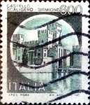 Stamps Italy -  Intercambio 0,20 usd 600 liras 1980