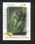 Stamps Honduras -  90 Aniversario Banco Atlántida