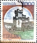 Stamps Italy -  Intercambio 0,20 usd 1000 liras 1980