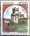 Stamps Italy -  Intercambio 0,20 usd 1000 liras 1980