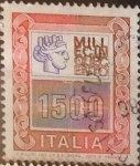 Stamps Italy -  Intercambio 0,20 usd 1500 liras 1979
