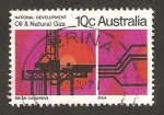 Sellos de Oceania - Australia -  419 - Explotación de hidrocarburos