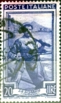 Stamps Italy -  Intercambio 0,20 usd 20 liras 1950