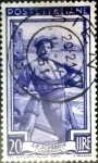 Sellos de Europa - Italia -  Intercambio 0,20 usd 20 liras 1950