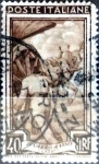 Stamps Italy -  Intercambio 0,20 usd 40 liras 1950