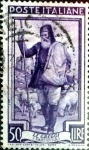 Stamps Italy -  Intercambio 0,20 usd 50 liras 1950