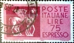 Sellos del Mundo : Europa : Italia : Intercambio 0,20 usd 75 liras 1958