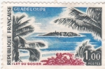 Stamps France -  paisaje de la isla Guadeloupe