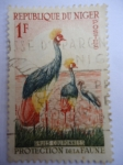Stamps Africa - Niger -  Grues Couronnes - Protection de la Faune (Yv/97)