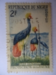 Stamps : Africa : Niger :  Grues Couronnes - Protection de la Faune (Yv/98)