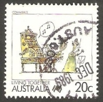 Stamps Australia -  1054 - Comercio