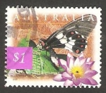 Stamps Australia -  1590 - Mariposa