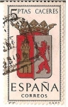 Stamps Spain -  Correos España / Caceres / 5 pecetas