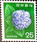 Stamps Japan -  Intercambio m1b 0,20 usd 25 yen 1972