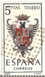 Stamps Spain -  Correos España / Toledo / 5 pecetas