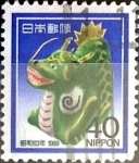 Stamps Japan -  Intercambio 0,35 usd 40 yen 1987