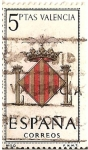 Stamps Spain -  Correos España / Valencia / 5 pecetas