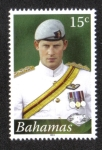 Stamps : America : Bahamas :  Jubileo de Diamante Visita Real del Príncipe Harry