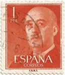 Stamps : Europe : Spain :  (51).SERIE BÁSICA FRANCO. VALOR FACIAL 1 Pta. EDIFIL 1153