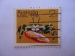 Sellos de Oceania - Australia -  Fiddler Crab - Crustáceo. Yv/500