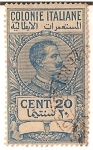 Stamps Africa - Libya -  Colonie italiane / Libia / 20 cent
