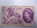 Stamps United Kingdom -  3º Centenario de la Oficina general de Correo (General Letter Office - Correo a Caballo.