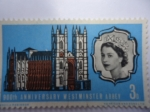 Stamps : Europe : United_Kingdom :  Anniversary Westmaister Abbey´s  900Ht Anniversary  1066-1966.