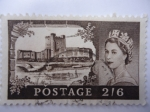 Stamps United Kingdom -  Castillo de Carrickfergus