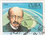 Stamps Cuba -  celebridades de la ciencia. Max  Planck 1858-1947