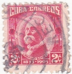 Stamps Cuba -  Máximo Gomez 1833-1905- militar