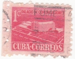 Stamps Cuba -  palacio de comunicaciones