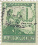 Sellos de America - Cuba -  tabaco habano