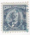 Stamps Cuba -  Calixto García 1832-1898 general cubano