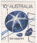 Stamps Australia -  zafiro