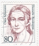 Stamps : Europe : Germany :  Clara Schumann -pianista compositora