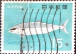 Stamps Japan -  Intercambio crxf 0,20 usd 15 yen 1966