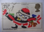 Stamps : Europe : United_Kingdom :  Navidad. Dibujo de:Samantha Brown