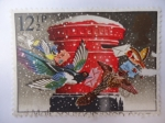 Stamps : Europe : United_Kingdom :  Buzón y Tarjetas de Navidad.