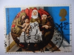 Sellos de Europa - Reino Unido -  Navidad - La presentacióin del Niño Dios en el Templo.
