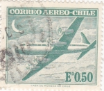 Stamps Chile -  avión