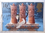 Stamps United Kingdom -  Navidad - Los Reyes Magos.